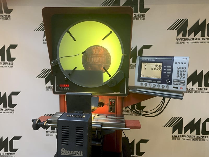 16" Starrett #HB400, Bench Top Optical Comparator