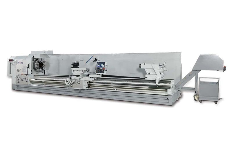 50.2" x 60"/480" Proking #PA-50, gap lathe, 39.8" swing over cross slide, 6-22" bore, 30 HP, tailstock