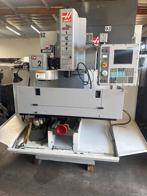 Haas #TM-2, CNC Tool Room Mill, 40" x 16" x 16" travel, 4k RPM, 57.8" x 10.5" table, Haas 32-Bit CNC, 10 ATC