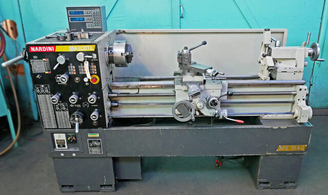 16-1/8" x 40" Nardini #MS-1640, Engine Lathe, 10-1/2" swing over cross slide, 2500 RPM, 1.9" bore