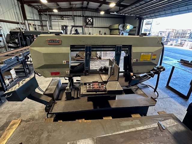 17" x 24" Baileigh #BS-24SA-DM, Semi-automatic Dual-miter Horizontal Band Saw, 1.5" x 0.051" x 209.84" blade