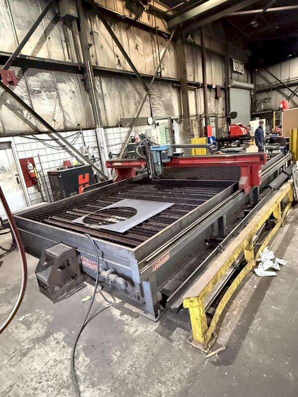 Victory #V1020, CNC plasma cutter, Hypertherm HPR260XD edge pro, 260 Amp Hy-Def plasma table, 10' x 20'