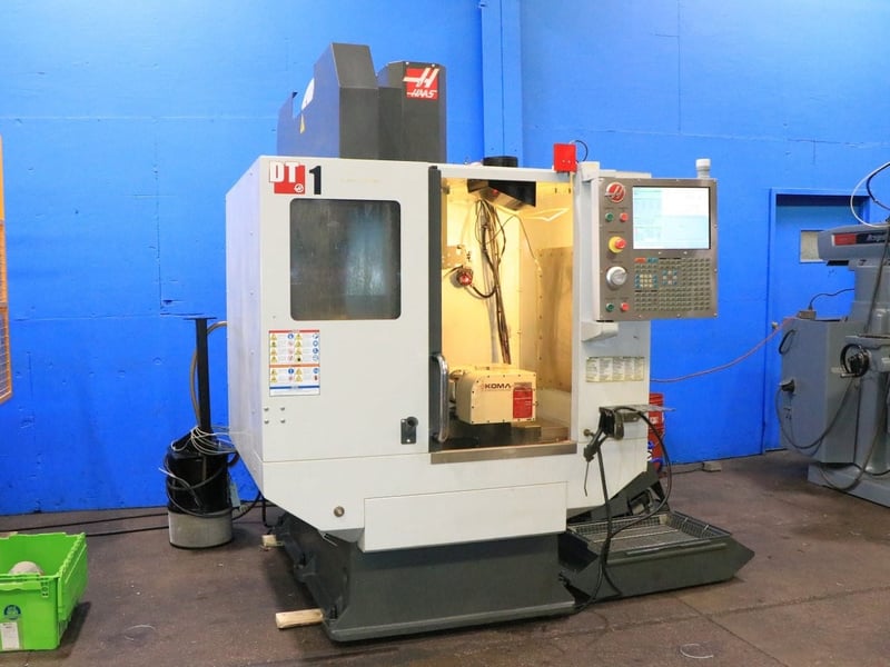 Haas #DT-1, CNC vertical machining center, 20" X, 16" Y, 15.5" Z, 15000 RPM, 20 automatic tool changer, Koma
