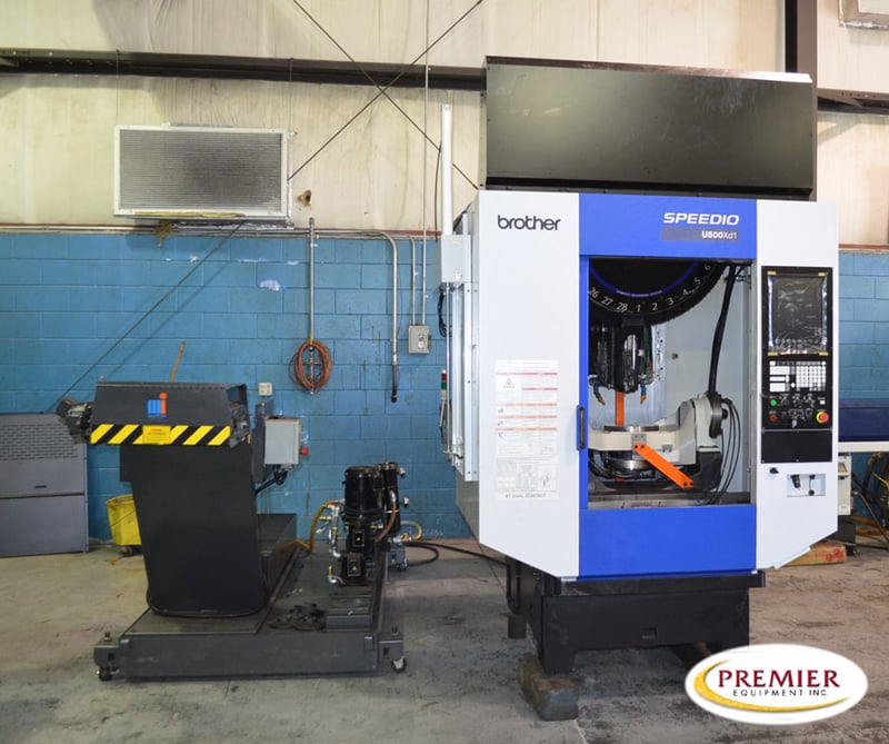 Brother #Speedio-U500Xd1, 5-Axis CNC drill & tap, CNC-D00 Control, 19.7" X, 15.7" Y, 11.8" Z, 16000 RPM, 28