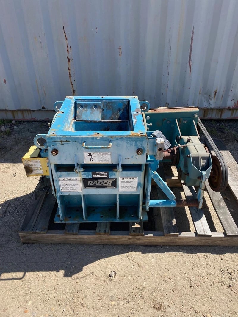 Rader #20x20ESW, Rotary Airlock, 5 HP Baldor Motor, TXT4B Dodge Gearbox