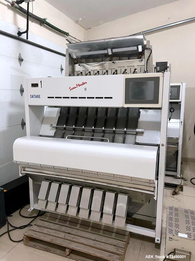 Satake ScanMaster-II #SM11-800DE, Color Optical Sorter, 80 Ejectors