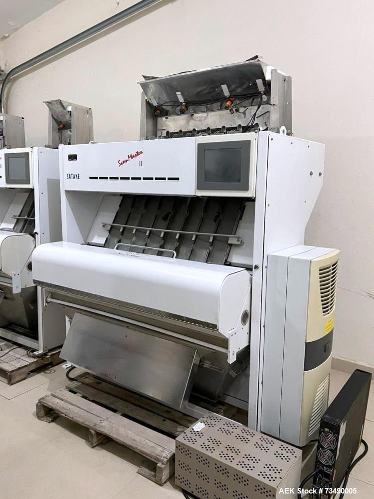 Satake ScanMaster-II #SM11-840IEP, Color Optical Sorter, 80 Ejectors