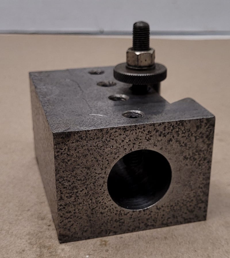 Quick Change Boring Bar Tool Post Holder, 1.25" Bore