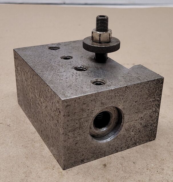Quick Change Boring Bar Tool Post Holder, 1" Bore