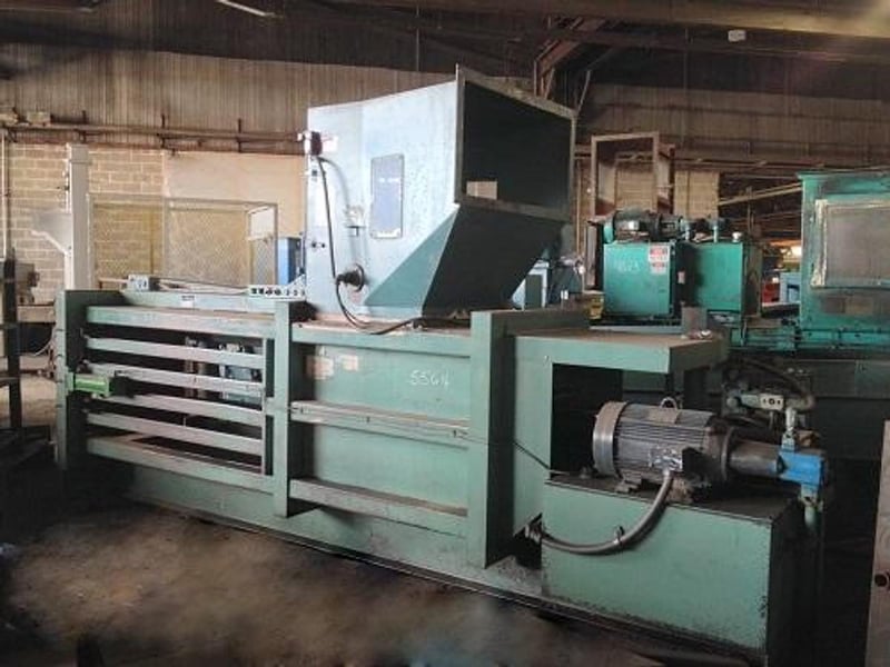 Maren #50, Shredder, Closed Door Horizontal Baler, Conveyor Included