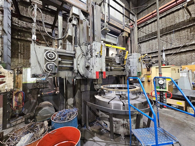 60" G.A. Gray #60-Series, Vertical Boring Mill, 72" max. swing, 272 RPM