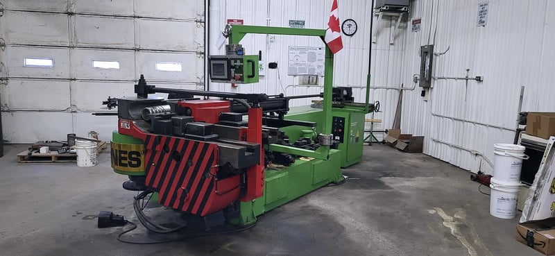 6" Hines #600NC, tube bender, die sets, 25' x 8' footprint, 2005