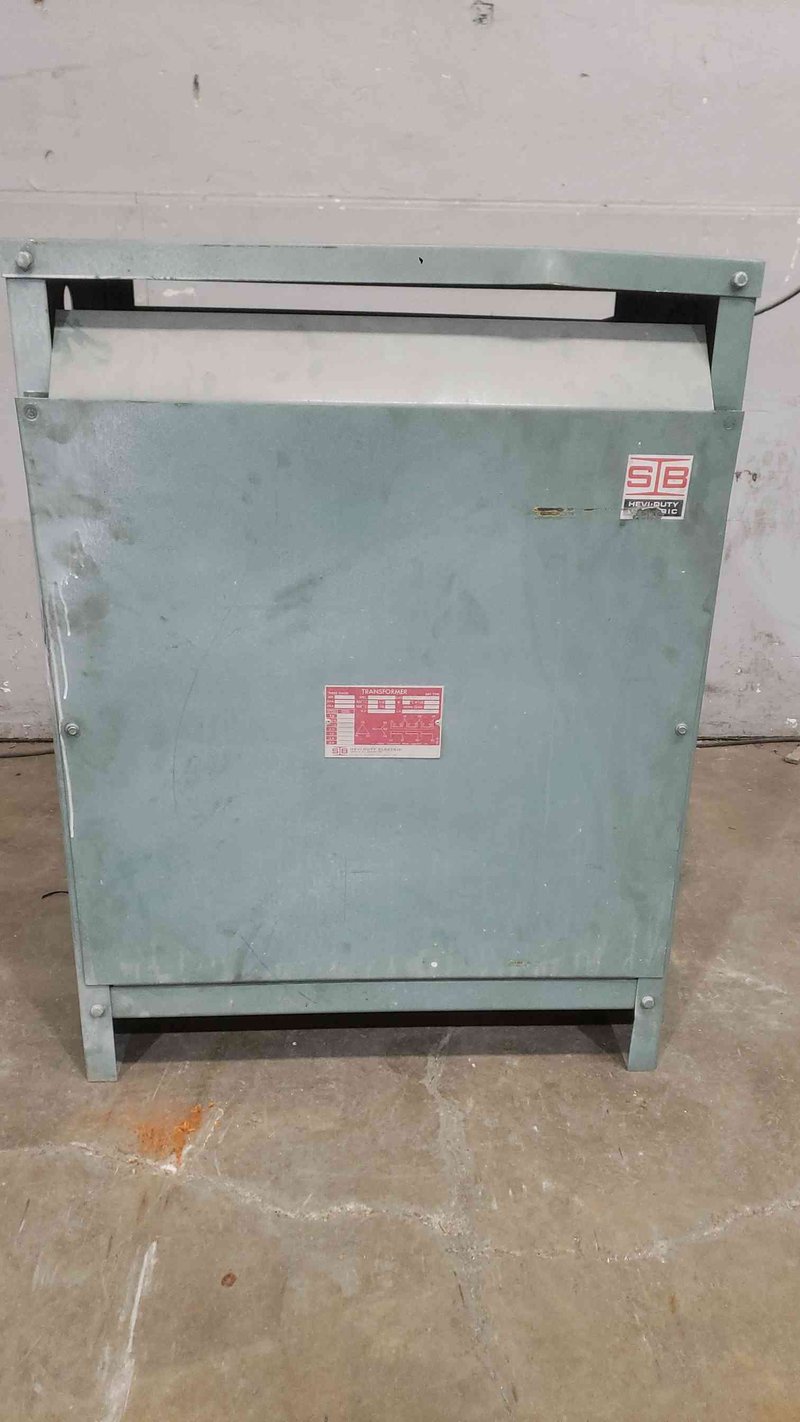 112.5 KVA, 480 Primary, 208Y/120 Secondary Hevi-Duty T2H112, Dry Type Transformer