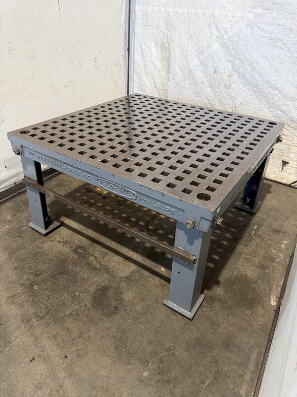 5' x 5' Weldsale, acorn welding table