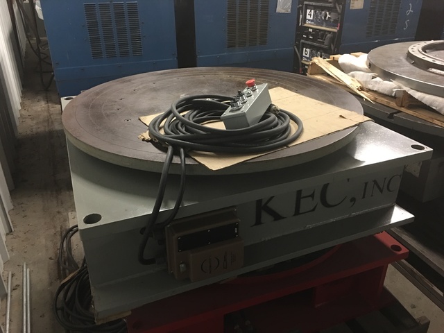 20000 lb. KEC #FT-200, welding flat turntable