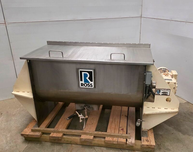 10 cu.ft. Ross #42A-10, sanitary Stainless Steel ribbon blender, 5 HP, 230/460 V., 3-phase