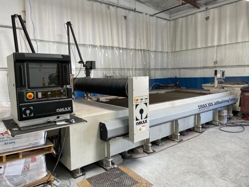 Omax #80X, CNC water jet, 2019