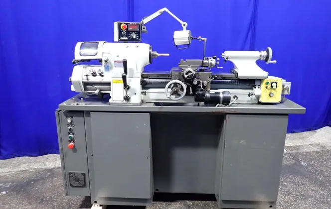 18" x 12" Victor #618-EVS, Lathe, 1" bore, 3.25 HP, tailstock, 440 V.