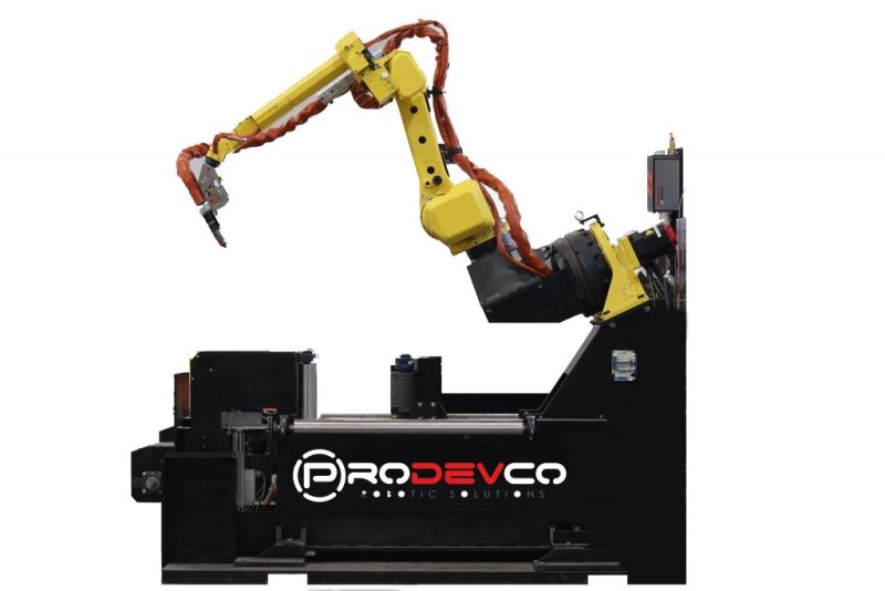 Prodevco #PCR42, robotic plasma beam coping, Fanuc M-20iA, Hypertherm XPR260XD, 2014