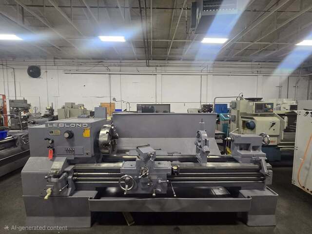 24"/26" x 75" LeBlond #Regal-24, servo shift engine lathe, 16" 3-jaw chuck, 18" 4-jaw chuck, taper