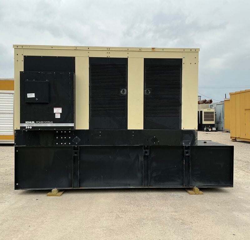 500 KW Volvo #500REOZVB, diesel generator set, 277/480 Volts, 3-phase, 587 hours, 1800 RPM, TAD1641 engine