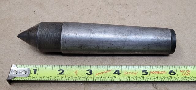 Dead Center - 4 Morse Taper - 6in Long