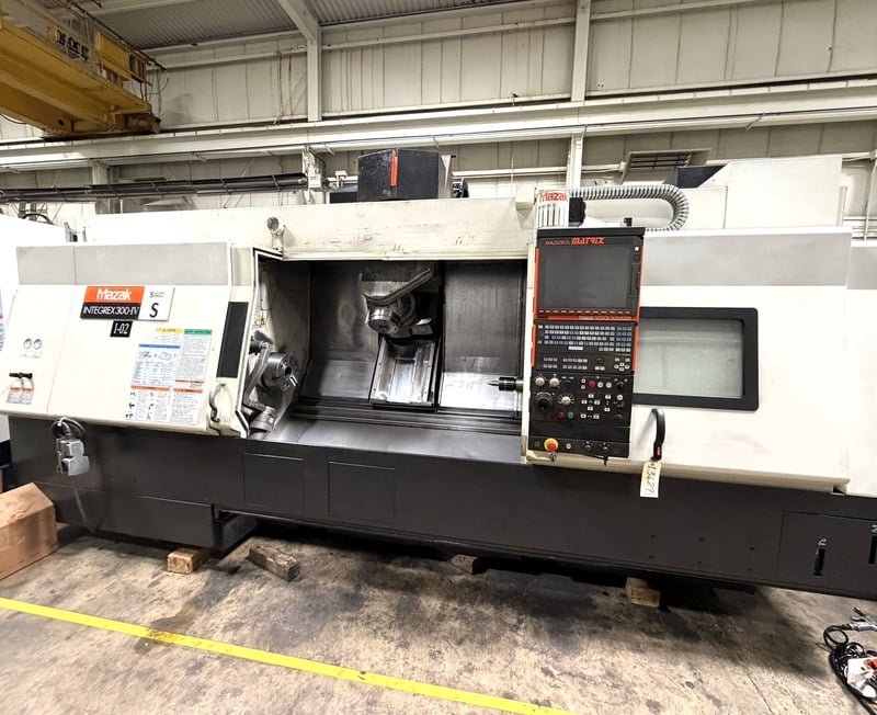 Mazak #Integrex-300-IV-S, 5-Axis CNC Mill, 24.8" X, 9" Y, 62.4" Z, 60" max. machining length, 30" max.