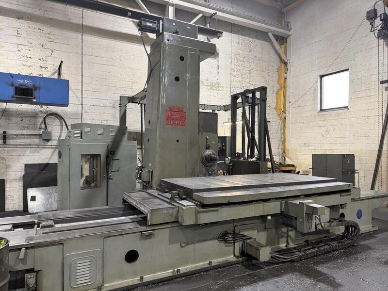 5" Devlieg #5K-120, CNC Spiramatic horizontal boring mill table type, 120" X, 72" Y, 24" Z, #50, Fagor