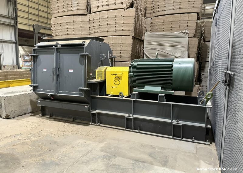 Schutte #44-60-301B-1, Circ-U-Flow Hammermill, 1/2" hammers, 500 HP