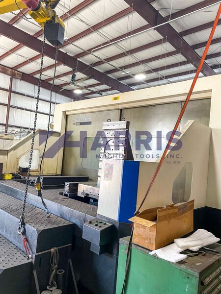 Hyundai Wia #KH1000, CNC Horizontal Machining Center, 82.7" X, 53" Y, 55" Z, (2) 40" pallets, 35 HP, 8000