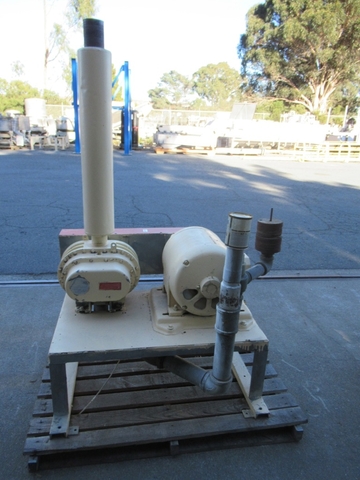 Sutorbilt #6-HF, Lobe-Type Blower, 3" inlet/outlet, 15 HP