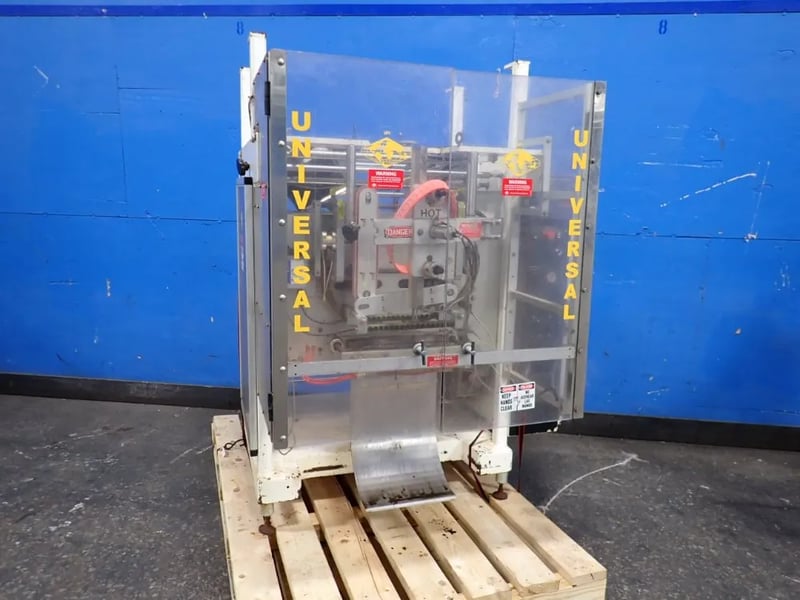 Universal Packaging #S1500CA, Vertical Form Fill & Seal Machine, 208 V, 2002