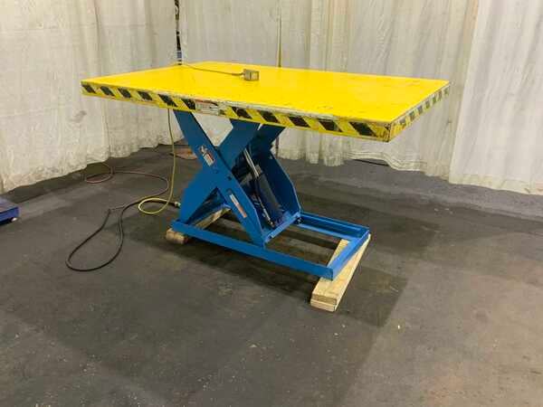 3000 lb. Lift Products #LT-3630-3648, Scissor Lift Table, 24" x 48" base frame, 35.75" vertical travel, 43"