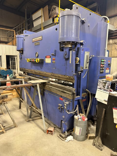 175 Ton, Niagara #HBM-175-8-10, 10' overall, 102" between housing, 30" Power Backgauge & New Tooling