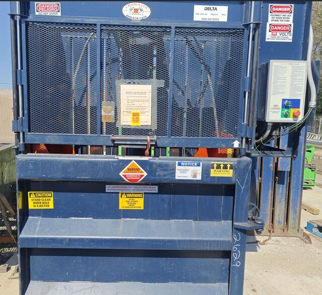 JV Manufacturing #VB-60, vertical baler, 2006