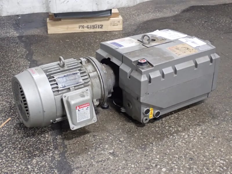 Becker #U-4.100SA/K, Vacuum Pump, 117 m3/h Inlet capacity, 3 mbar, 3.73 kW, 1700 RPM, 2010