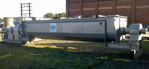 24" x 14' Denver Holoflite, Carbon Steel, 150/30 psi, single screw