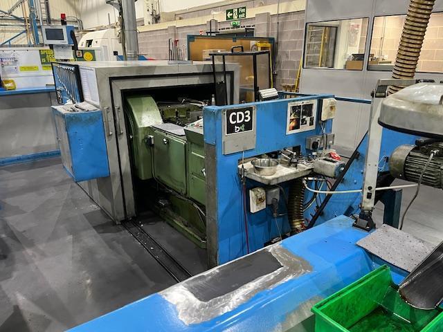 1/4" x 1.18" Hilgeland #CH1KH, Double Stroke Cold Header, 300 pieces/min., single plane straightener, exit