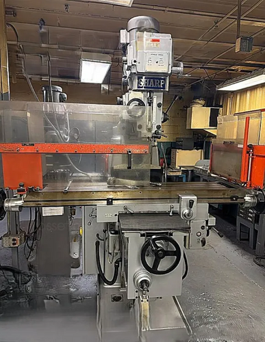 Sharp #VH-25, Vert & Horiz Mill, 10" x56" table, 5 HP, 4500/1350 RPM, 2018