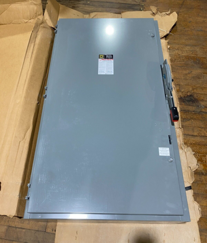 400 Amp. Square D, H365N, Safety Disconnect Switch, 3P, 600 Volts, 3Ph, 350 HP, unused