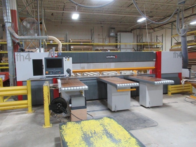 Schelling #FH4-430/410, CNC Panel Saw, 14' max, 21 HP, 13.8" diameter, 3.7" projection, 394 FPM, 2015