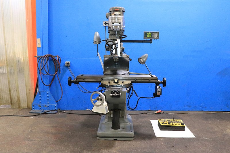 Bridgeport #Series-I, vertical mill, 9" x48" tbl., 2 HP, 36" X, 12" Y, 12" Z, variable speed, 60-4200 RPM