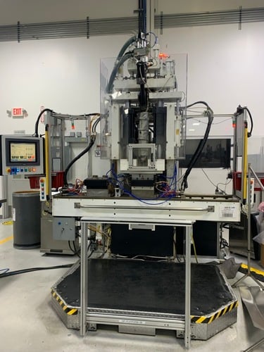 60 Ton, 4 oz., LMG #IMM-58, Injection Molding Machine, Two Shot Shuttle Table, 20:1 L/D, 14" x18" platen, 20"