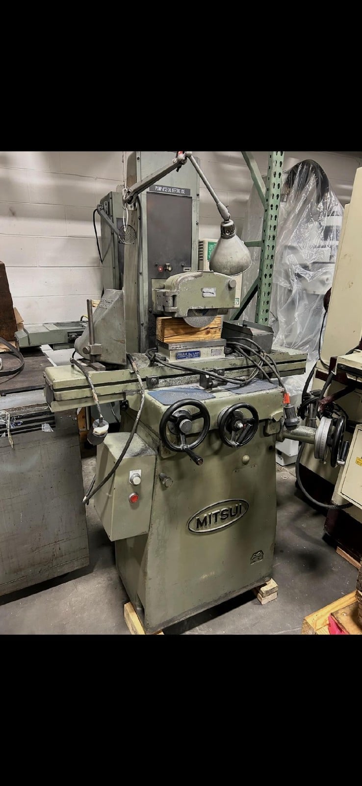 6" x 12" Mitsui, Manual Horizontal Spindle Surface Grinder, 2 HP, 208-240 Volts, 1PH, 1987