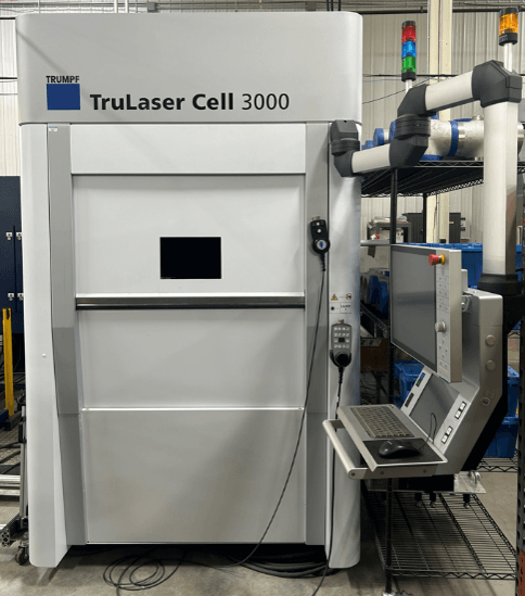 Trumpf #TruLaser-Cell-3000, compact, high precision 5-Axis laser, 9000 watt, 31.49" X, 23.62" Y, 15.74" Z