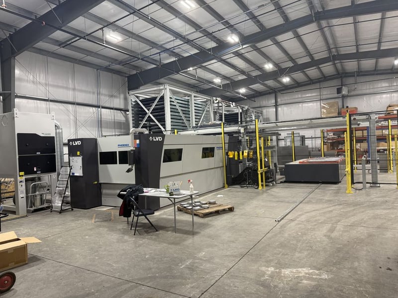 LVD #Phoenix+TAS-FL-4020, fiber laser with automation, 12000 watt, 160" x 80" sheet, 2025