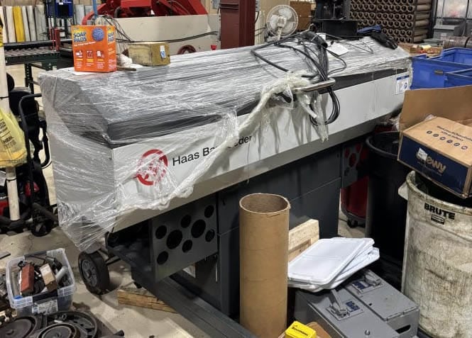 Haas #V2, automatic barfeed, .375"-3" bar diameter, 10"-48" bar length, 2017