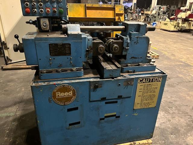2" x 3-1/8" Reed-Prentice #B-112, 2-Die Cylindrical Thread Roller, 6" die diameter, 15-ton rolling pressure
