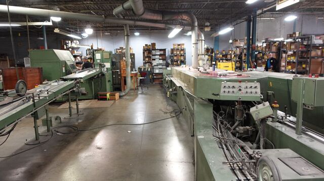Muller Martini #Norm, Perfect Binder Line, 18 Station, 20 Clamp, 1989