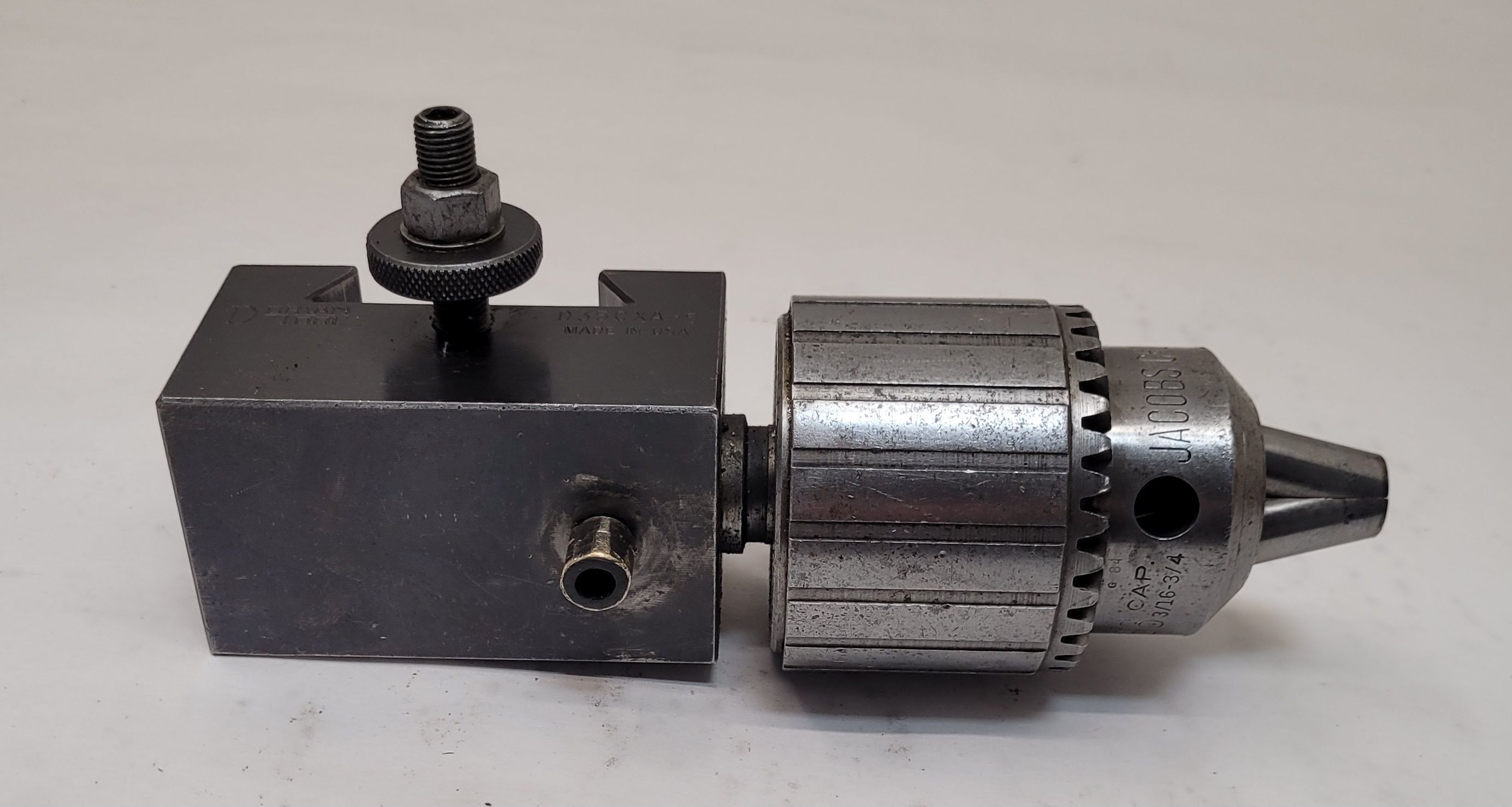 Dorian Tool D35CxA-5 Tool Holder w/ Jacobs No 36 Drill Chuck